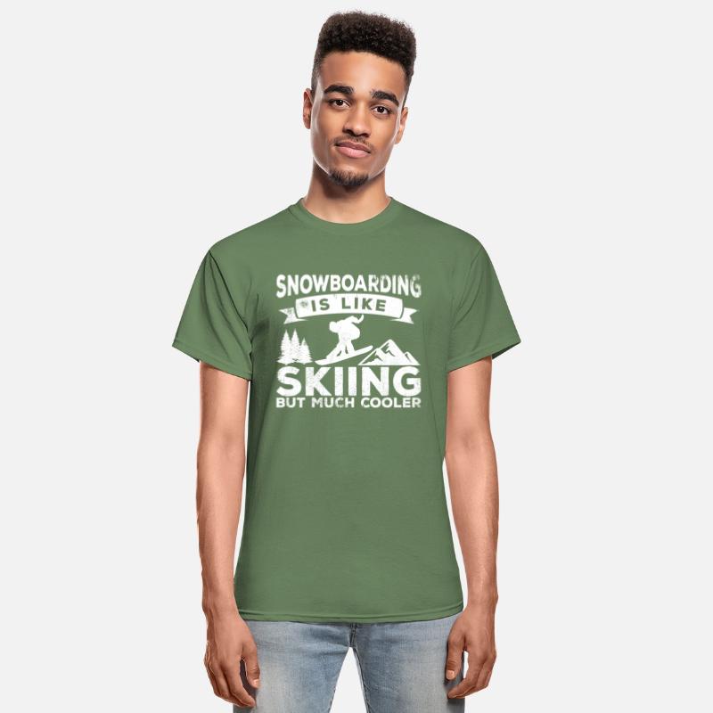 Snowboarding Like Skiing But Much Cooler