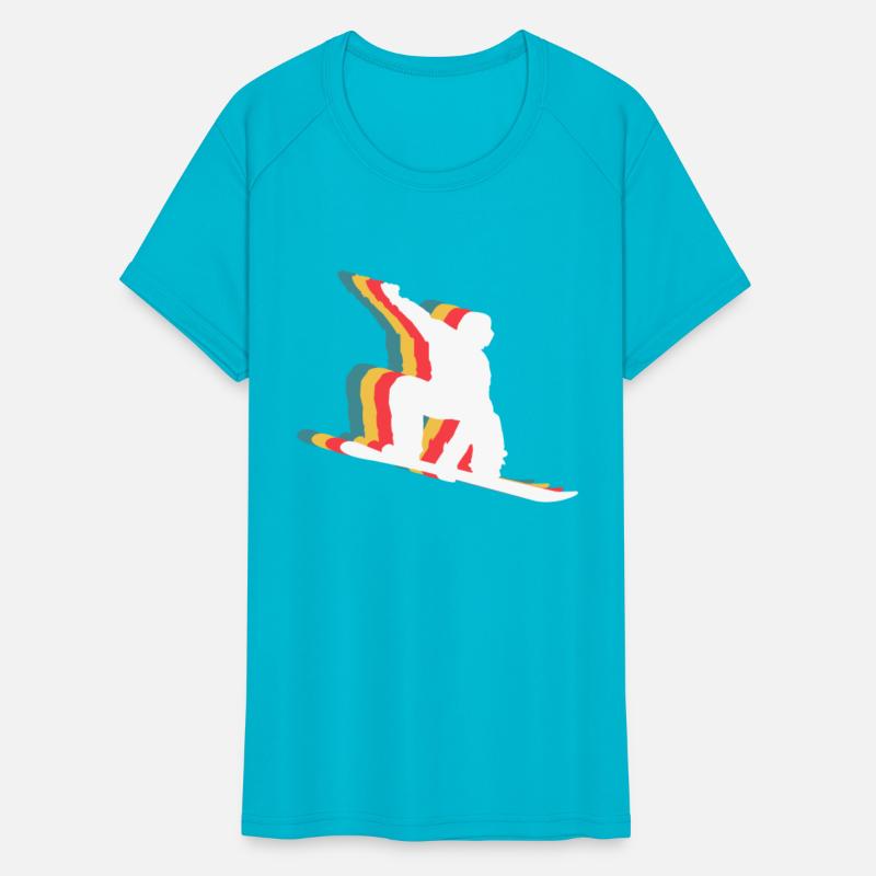 Snowboarding Snowboarder Snowboard Retro