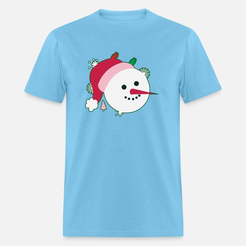 Snowman Face Smiling Christmas