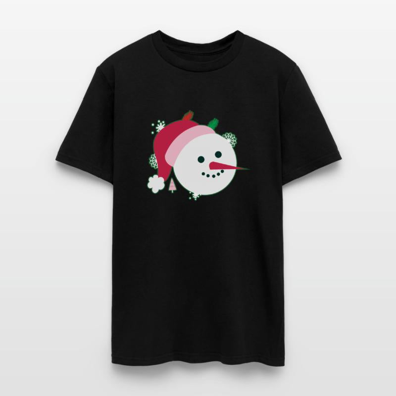 Snowman Face Smiling Christmas