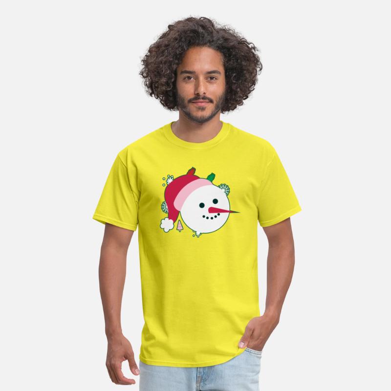 Snowman Face Smiling Christmas