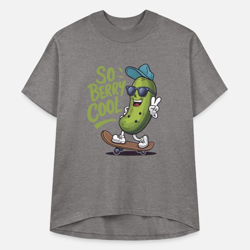 So Berry Cool Fruit Lover Pickle Skateboarder