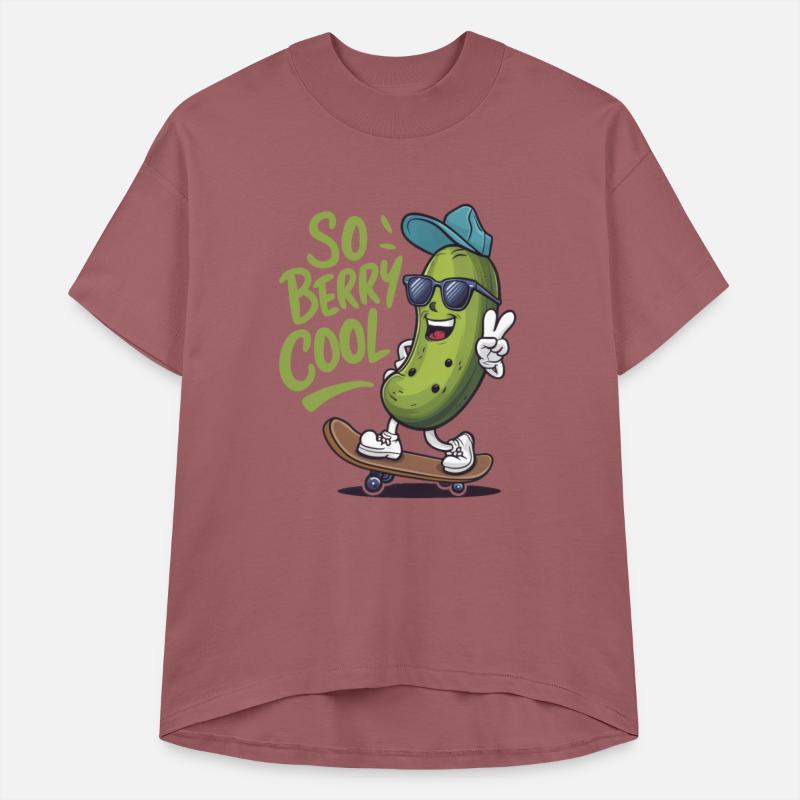 So Berry Cool Fruit Lover Pickle Skateboarder