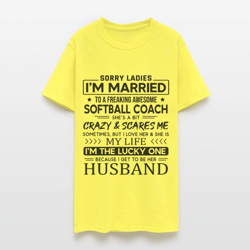 Softball Coach Funny Saying For Husband