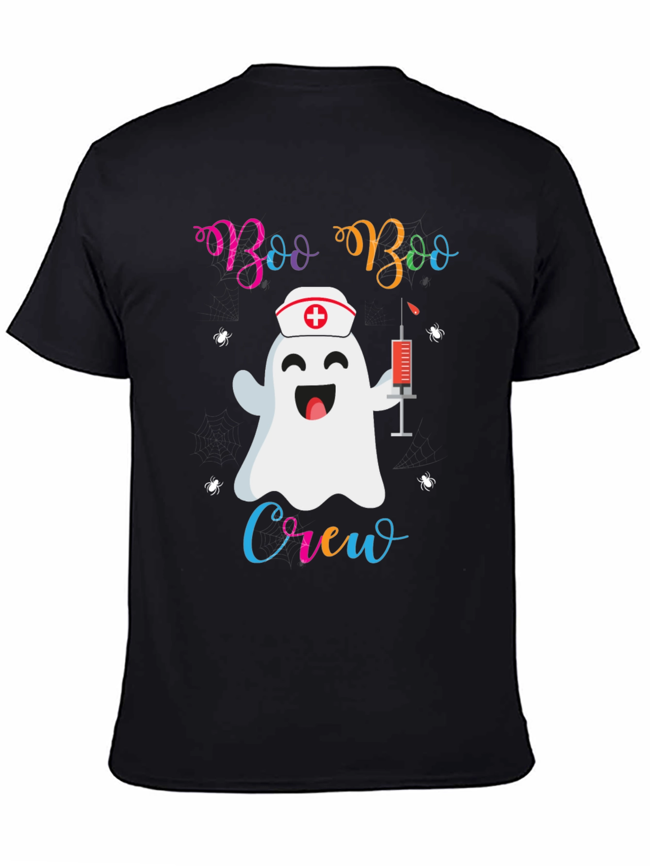 Boo Boo Crew Nurse Ghost Halloween T-Shirt