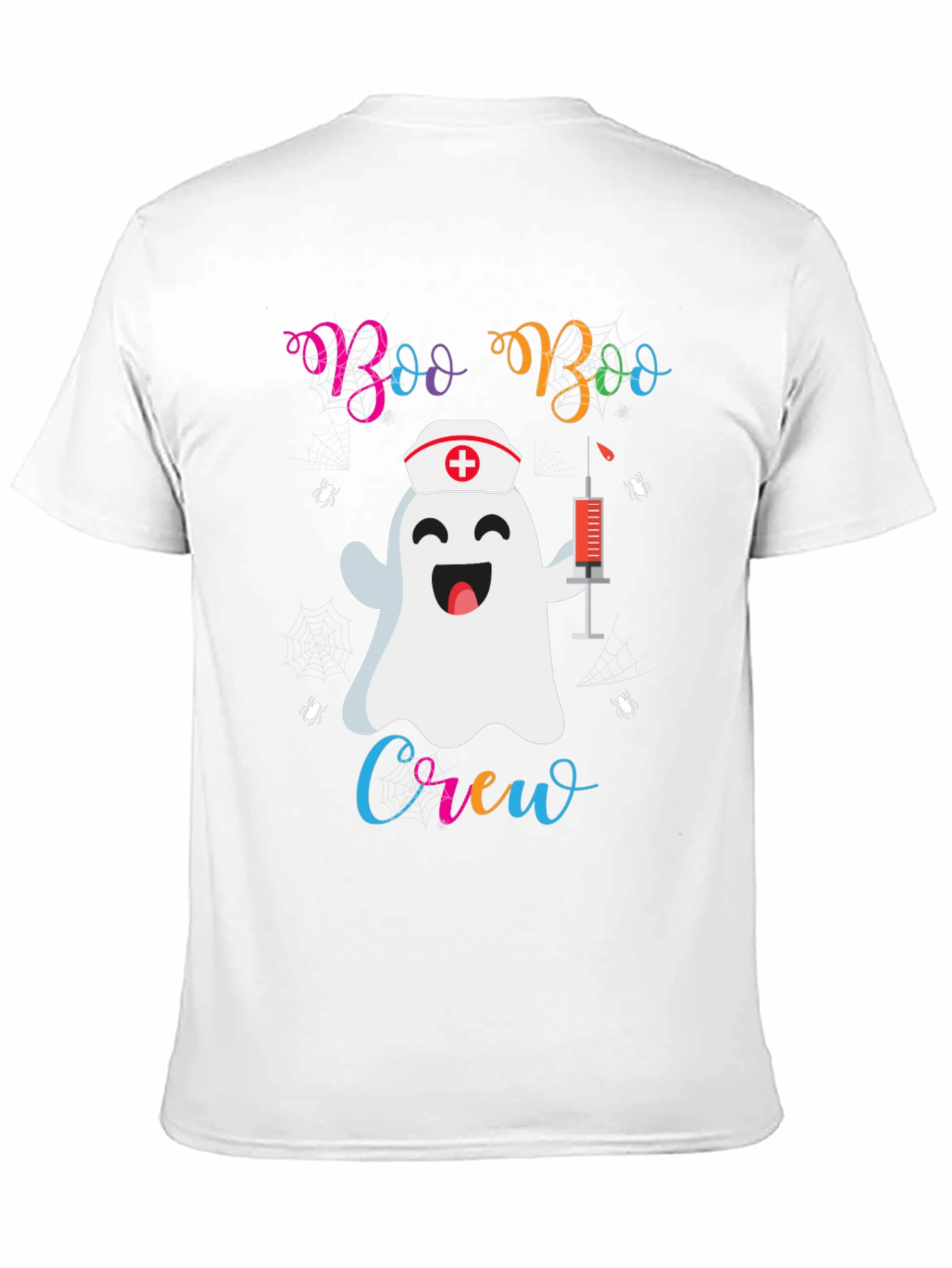 Boo Boo Crew Nurse Ghost Halloween T-Shirt