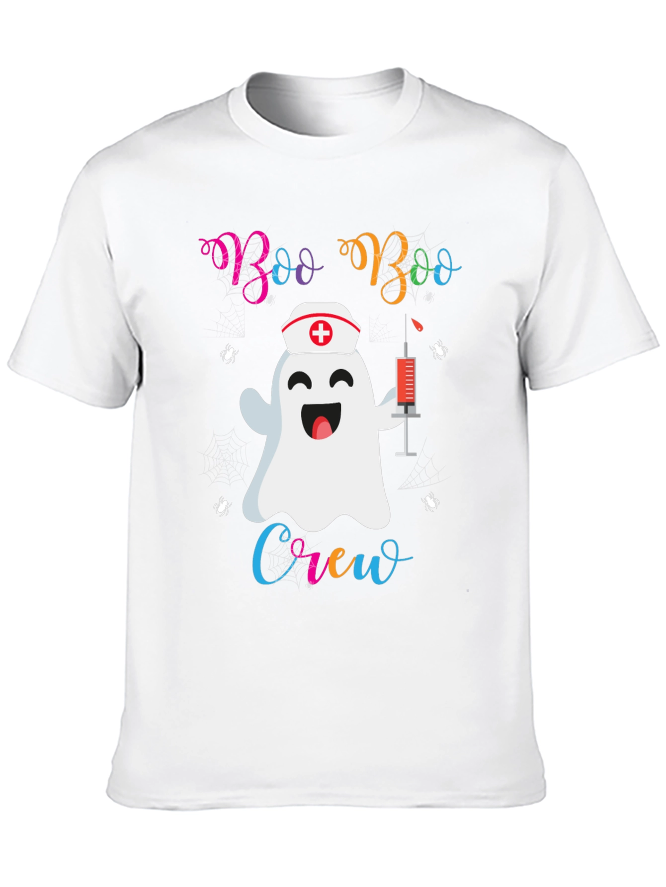 Boo Boo Crew Nurse Ghost Halloween T-Shirt
