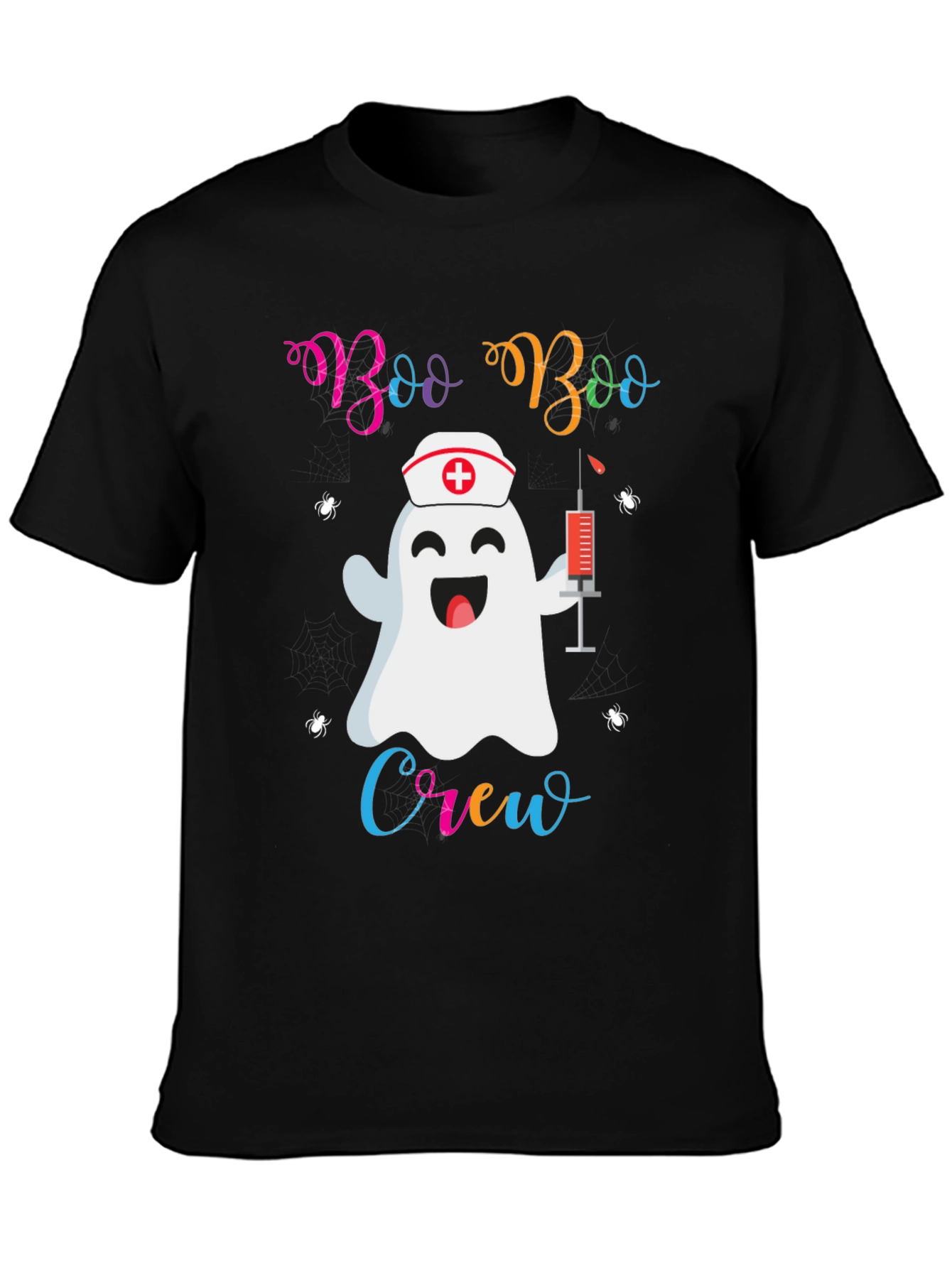 Boo Boo Crew Nurse Ghost Halloween T-Shirt
