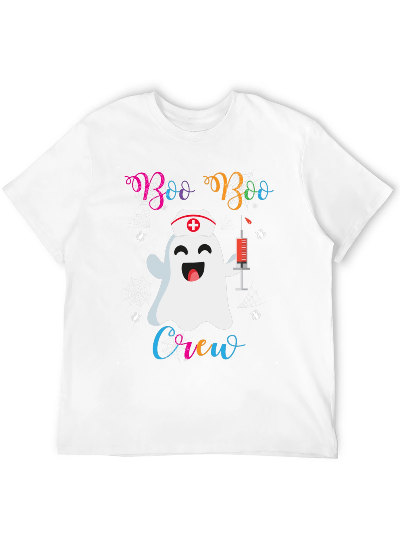 Boo Boo Crew Nurse Ghost Halloween T-Shirt