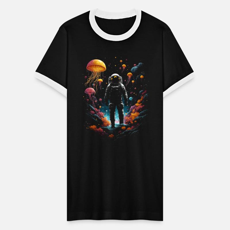 Space Astronaut Spaceman Jellyfish Astronomy Galax