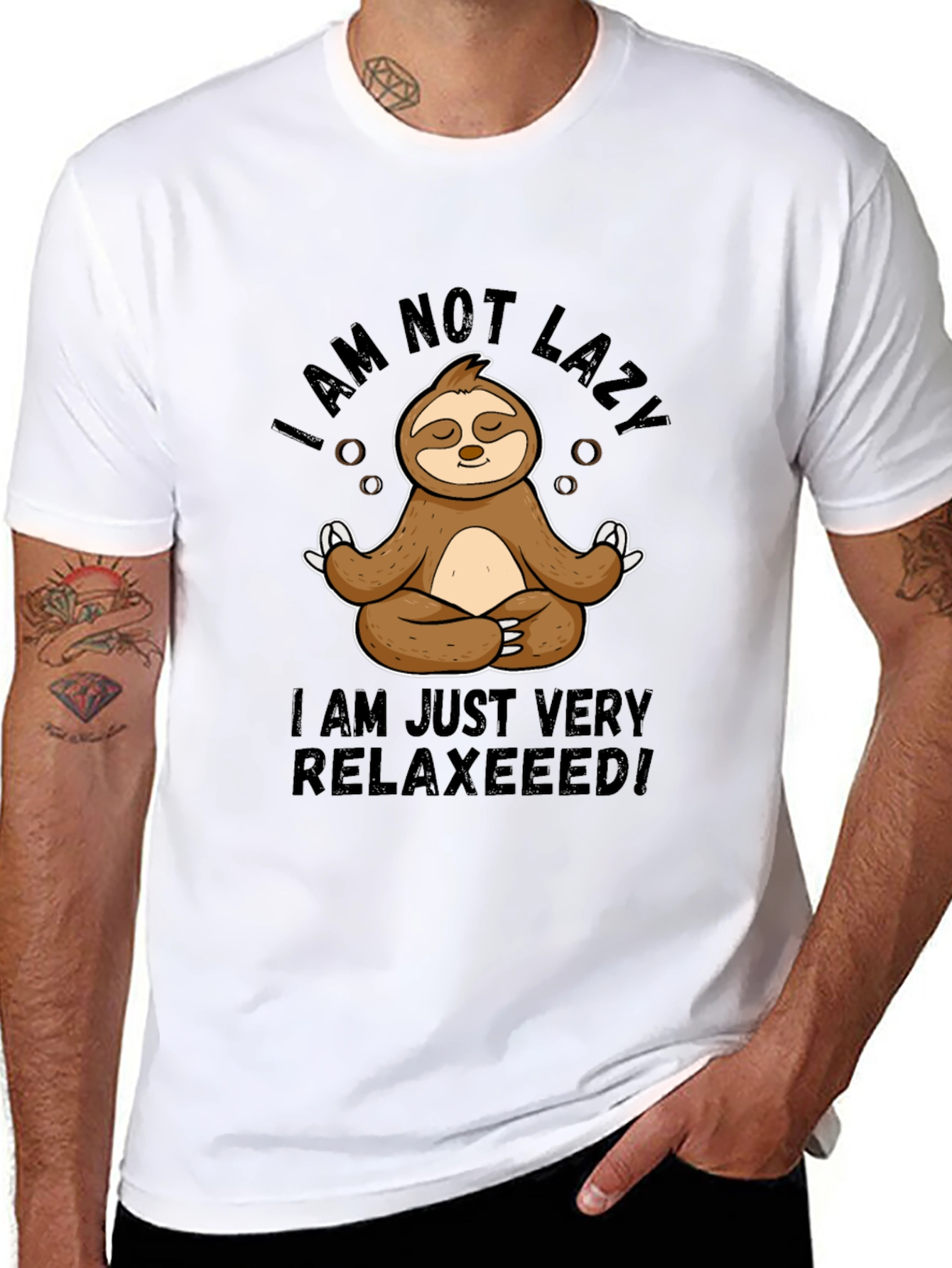 Relaxed Sloth T-Shirt - Funny Graphic Tee