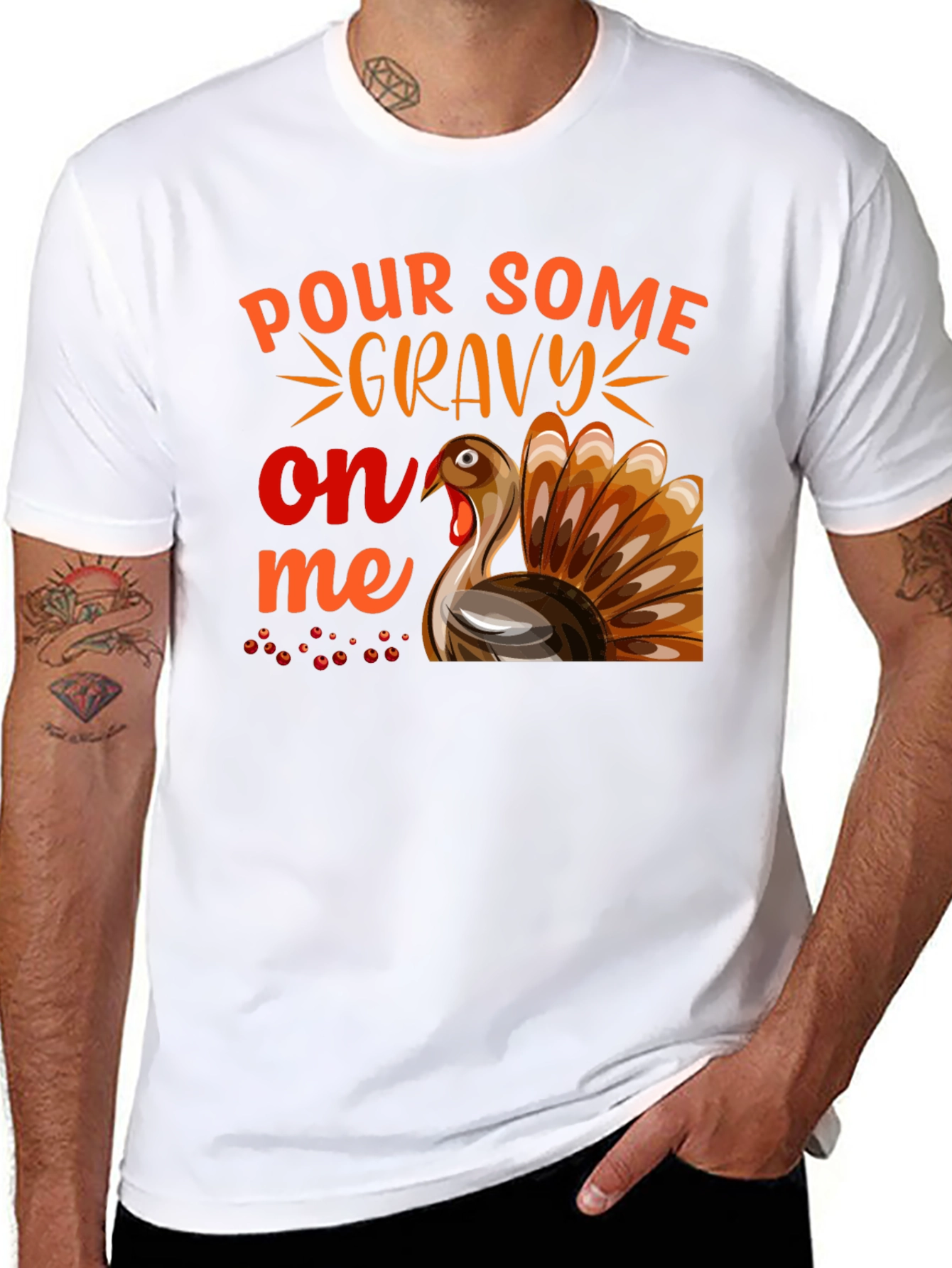 Pour Some Gravy On Me Thanksgiving T-Shirt