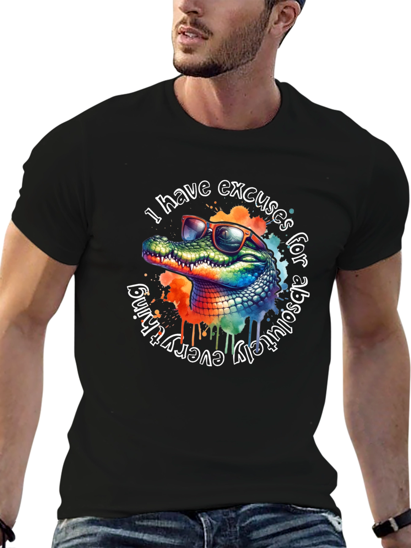 Excuses Alligator Graphic Tee