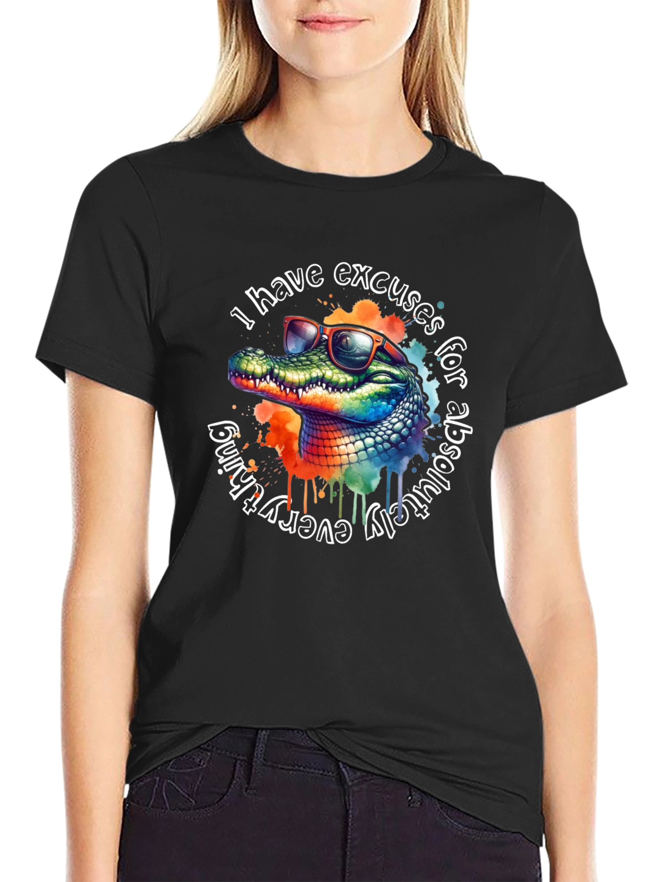 Excuses Alligator Graphic Tee