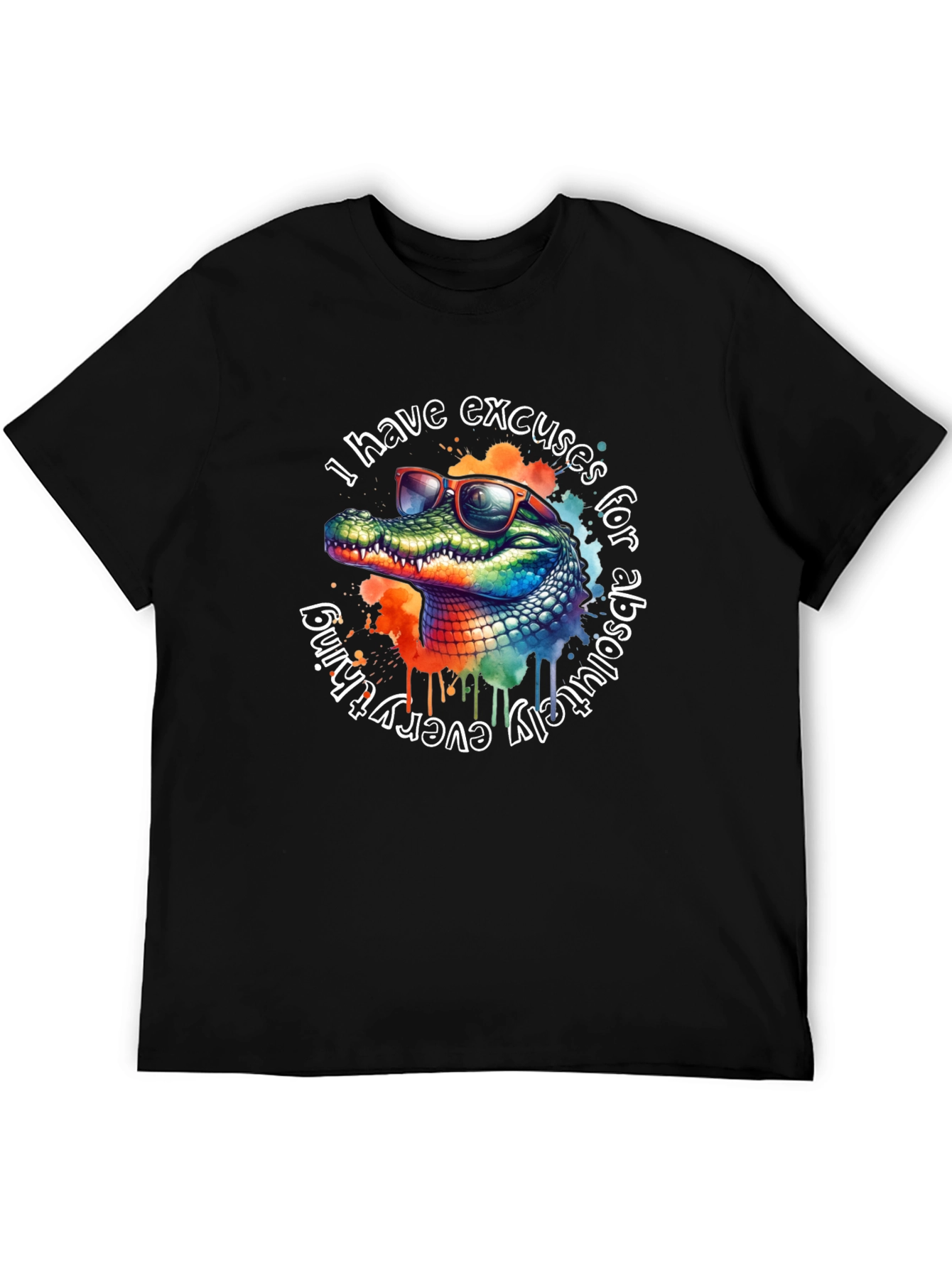Excuses Alligator Graphic Tee