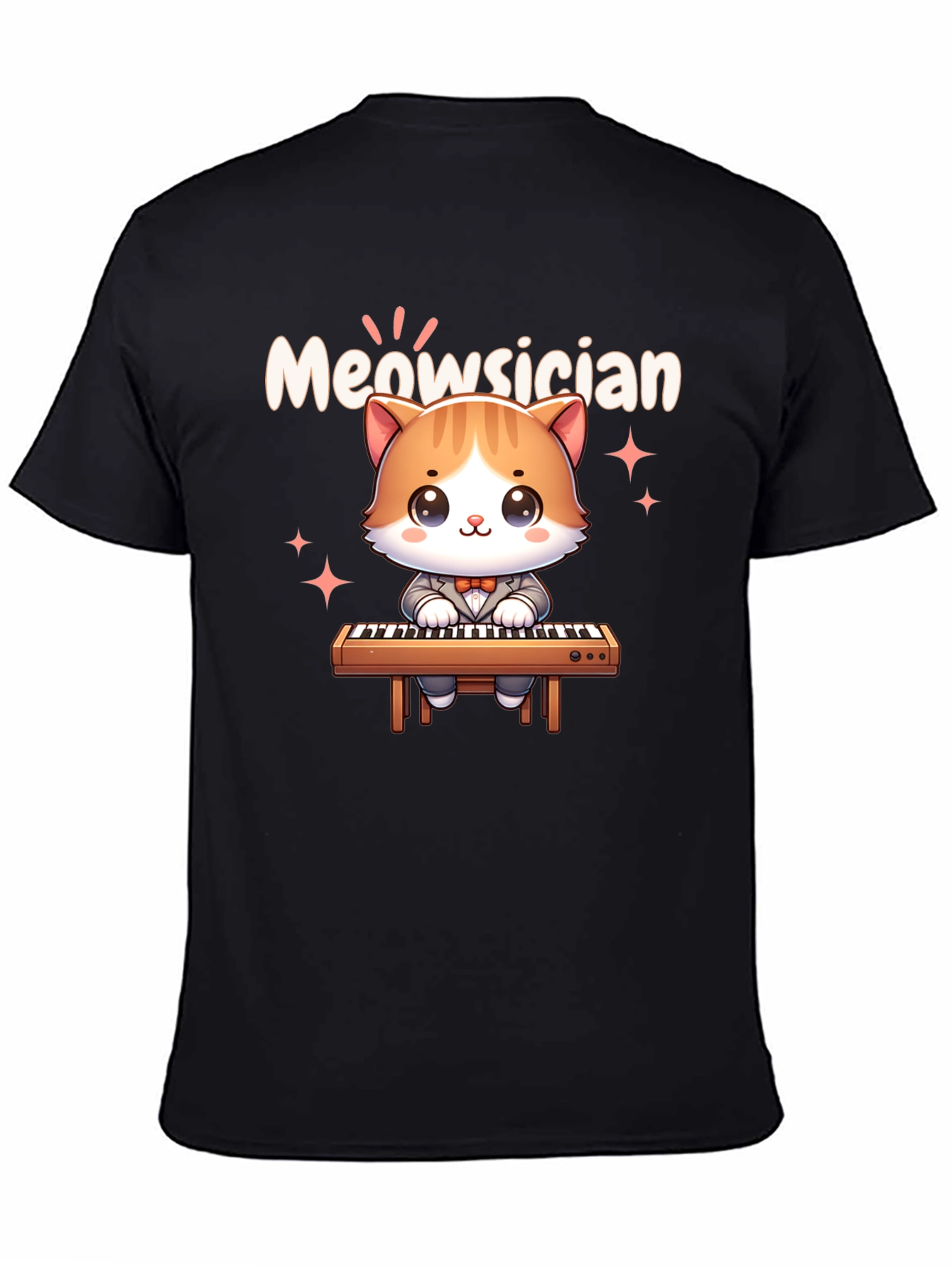 Meowsician Cat T-Shirt - Cute Musician Tee