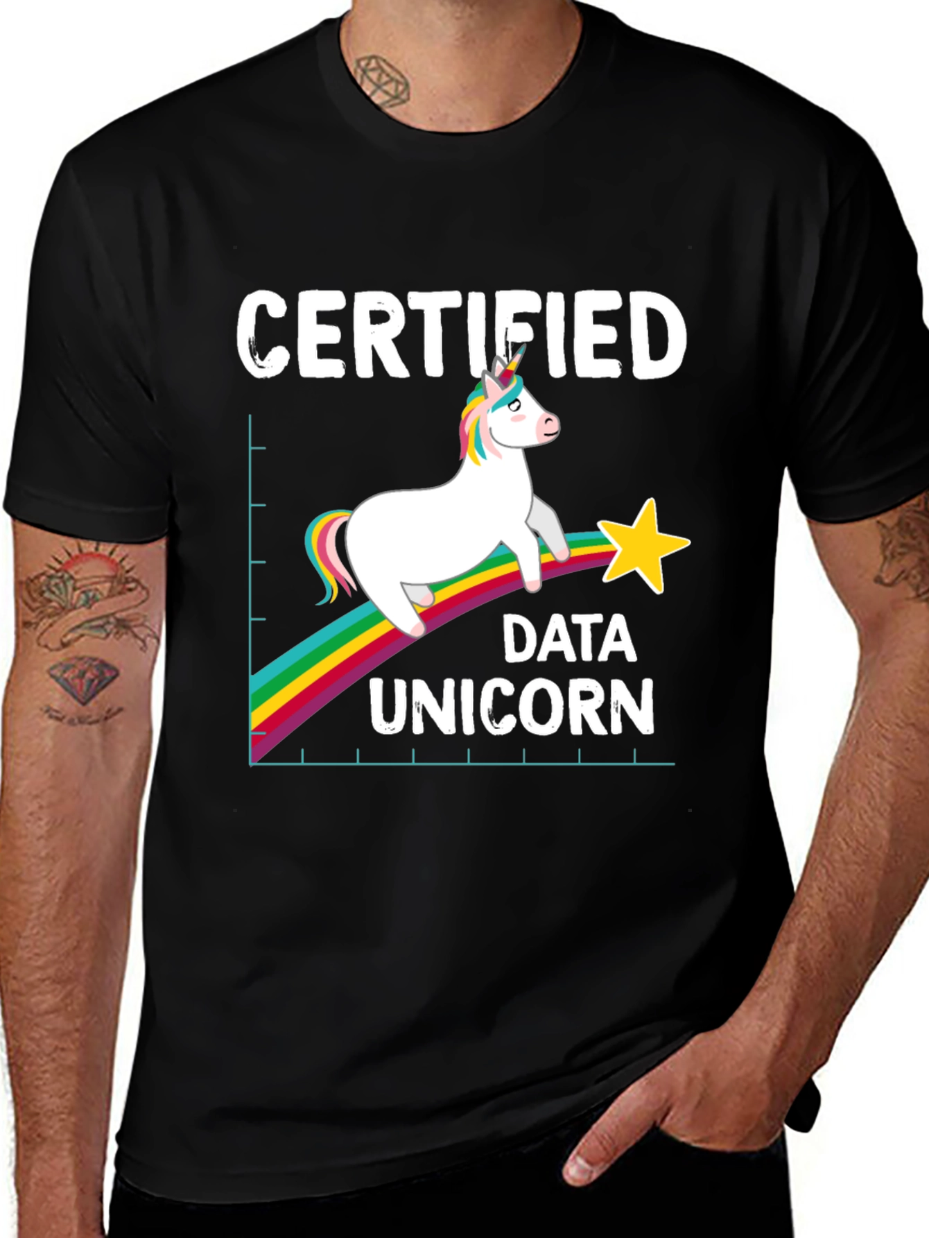 Certified Data Unicorn Graphic T-Shirt