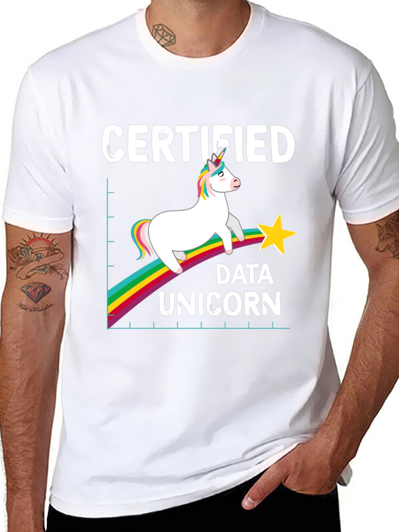 Certified Data Unicorn Graphic T-Shirt