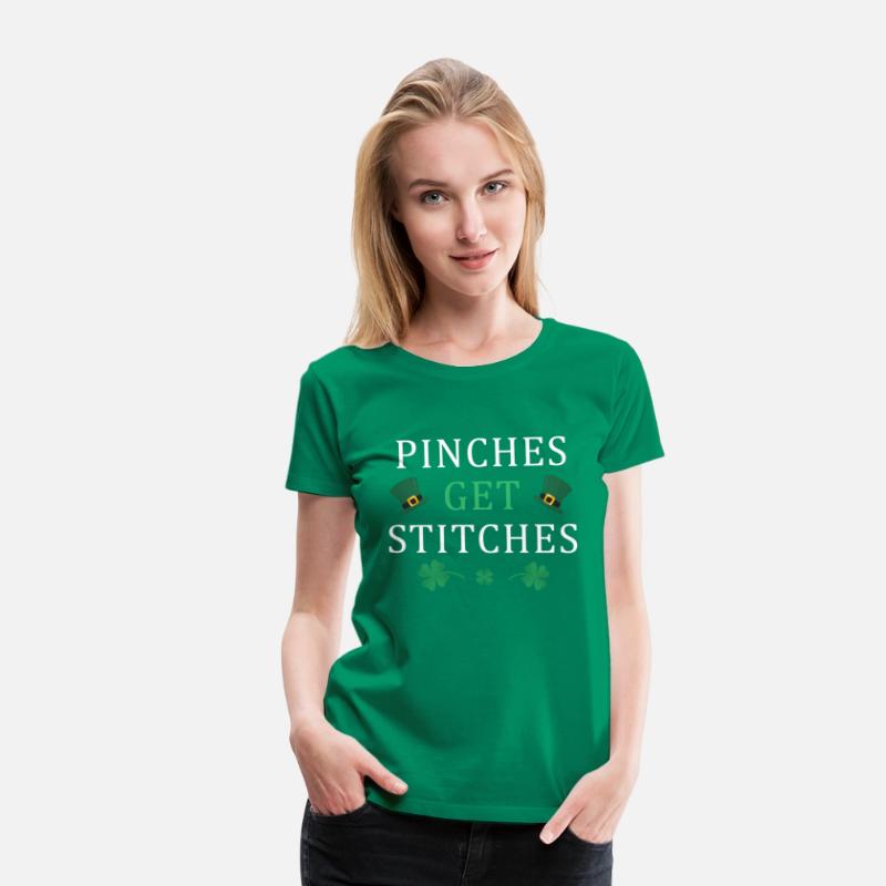 St Patrick'S Dayches Get Stitches Shamrock