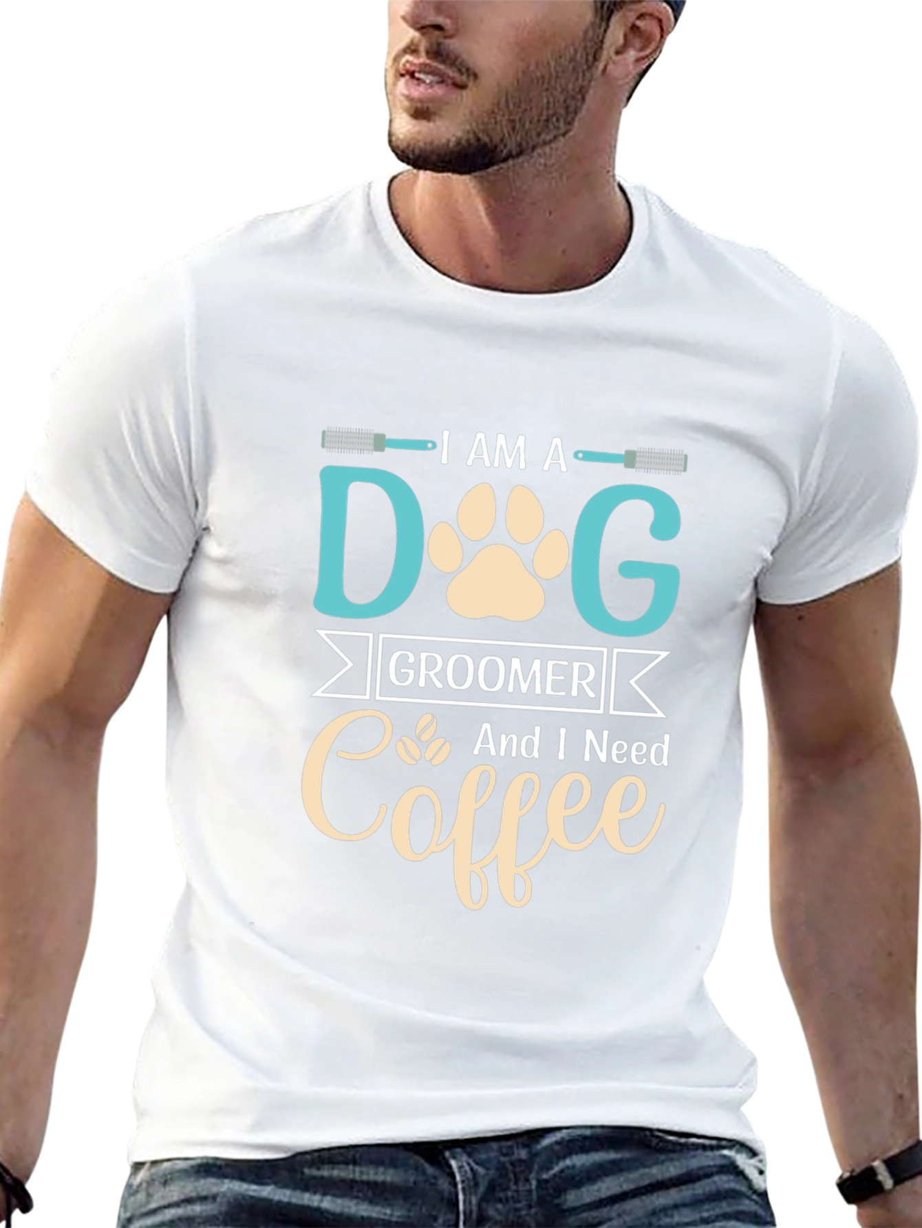 Dog Groomer Coffee T-Shirt