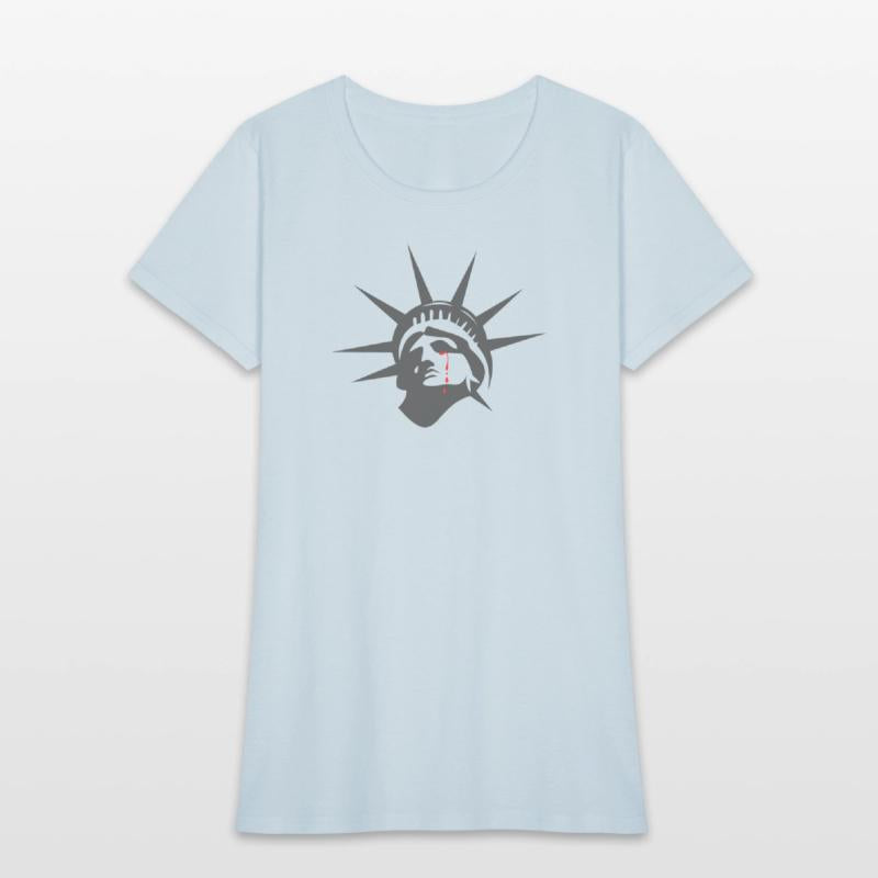 Statue of Liberty crying