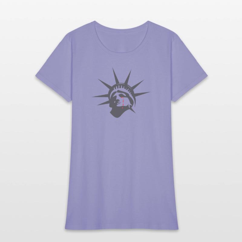 Statue of Liberty crying