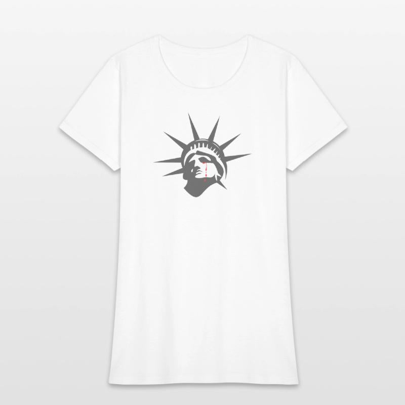 Statue of Liberty crying