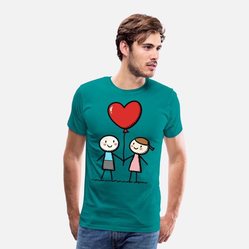 Stick Figure Lovers Couple Love Valentine's Day