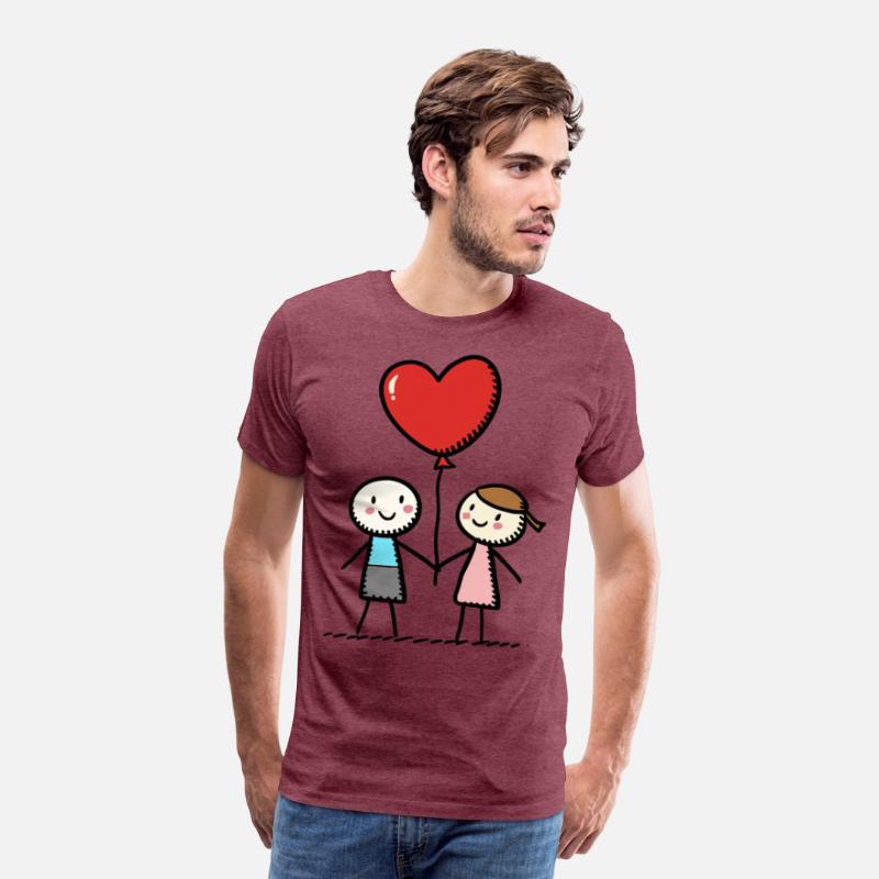 Stick Figure Lovers Couple Love Valentine's Day
