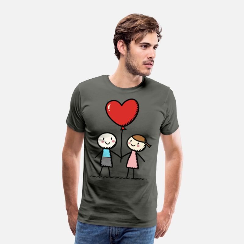 Stick Figure Lovers Couple Love Valentine's Day