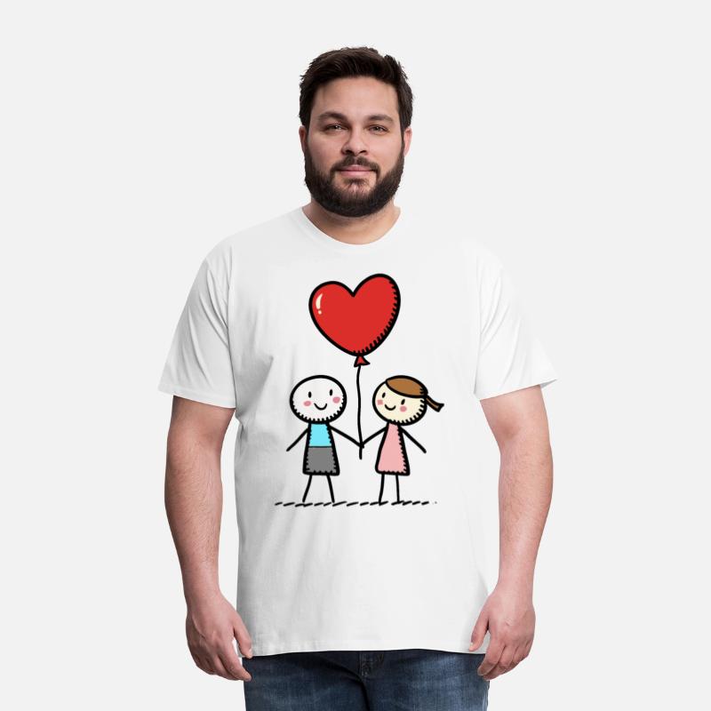 Stick Figure Lovers Couple Love Valentine's Day