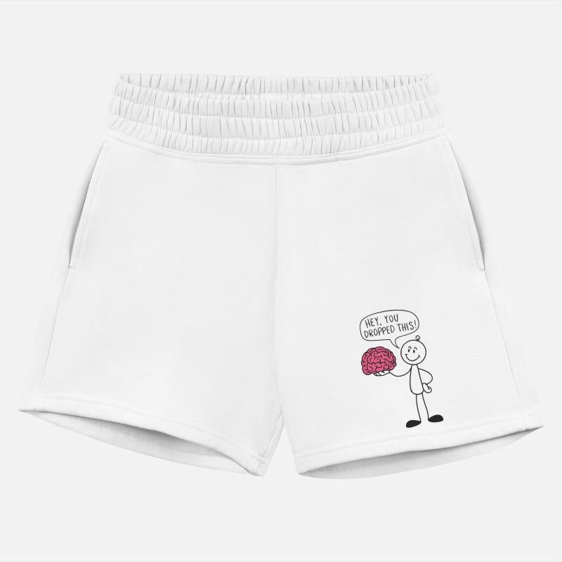 Stick figure with brain Funny saying