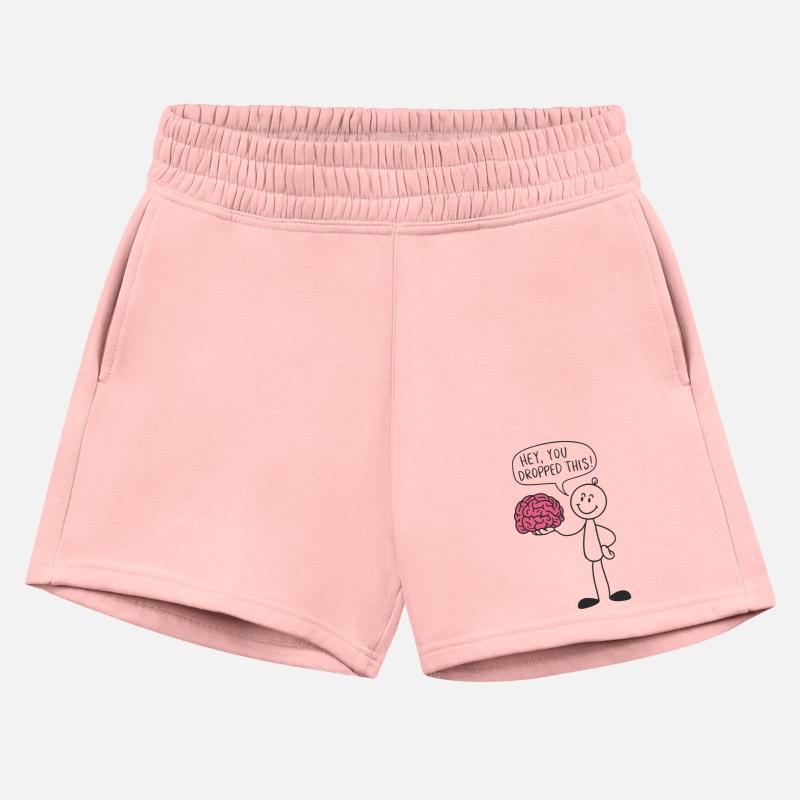 Stick figure with brain Funny saying