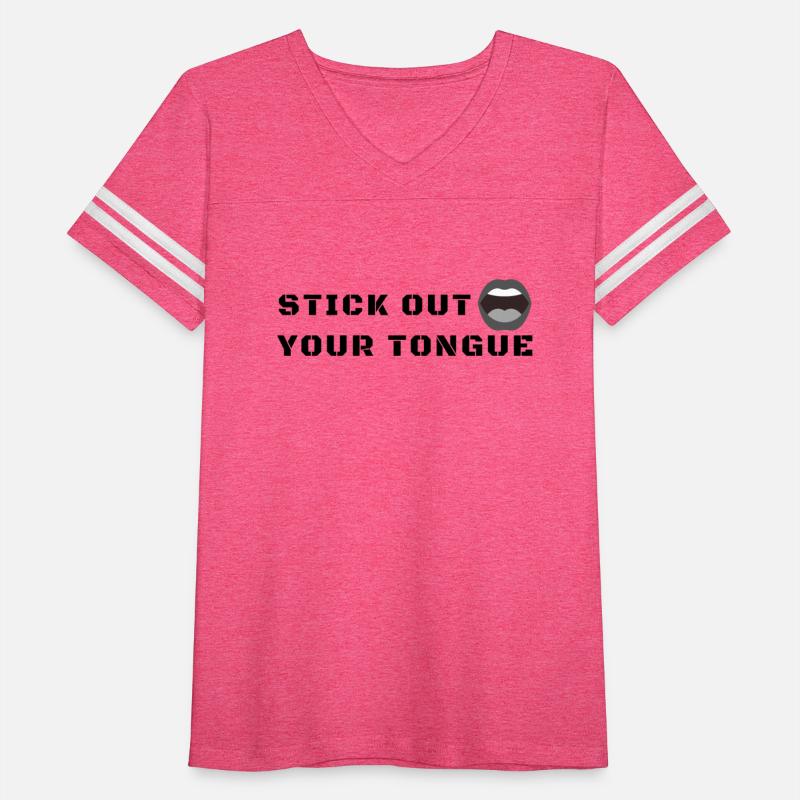 Stick Out Your Tongue - Black Text