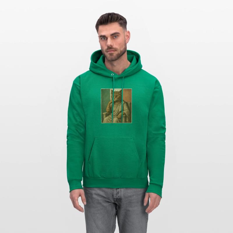 Stoic Cat Philosopher in Roman Toga Vintage Meme