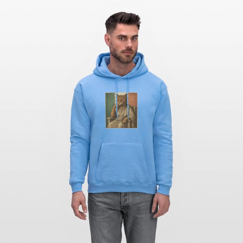 Stoic Cat Philosopher in Roman Toga Vintage Meme