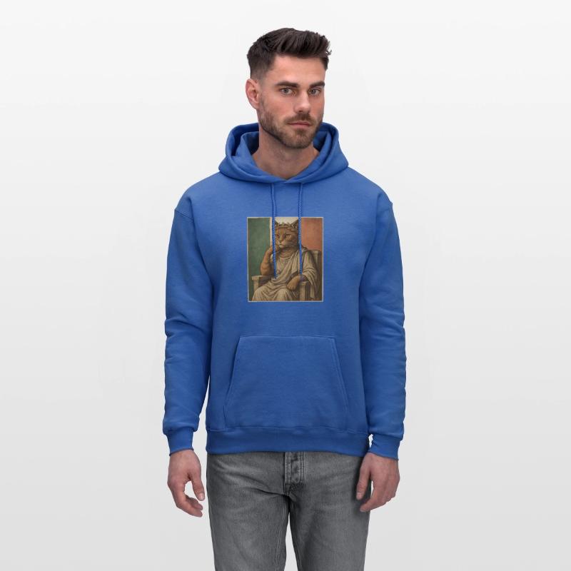 Stoic Cat Philosopher in Roman Toga Vintage Meme