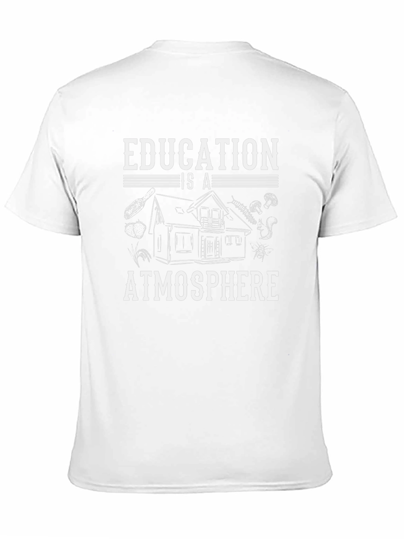 Education is Atmosphere Black T-Shirt