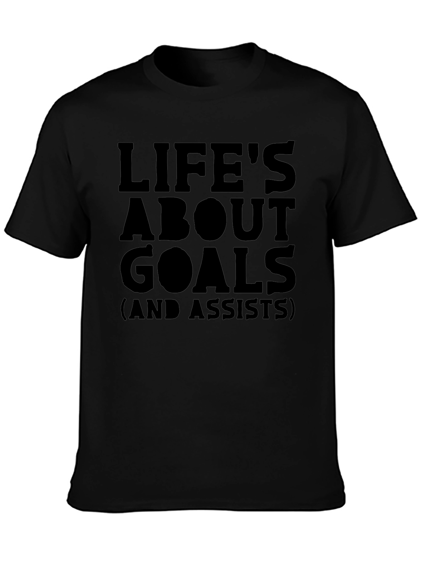 Lifes About Goals T-Shirt - Funny Soccer Tee