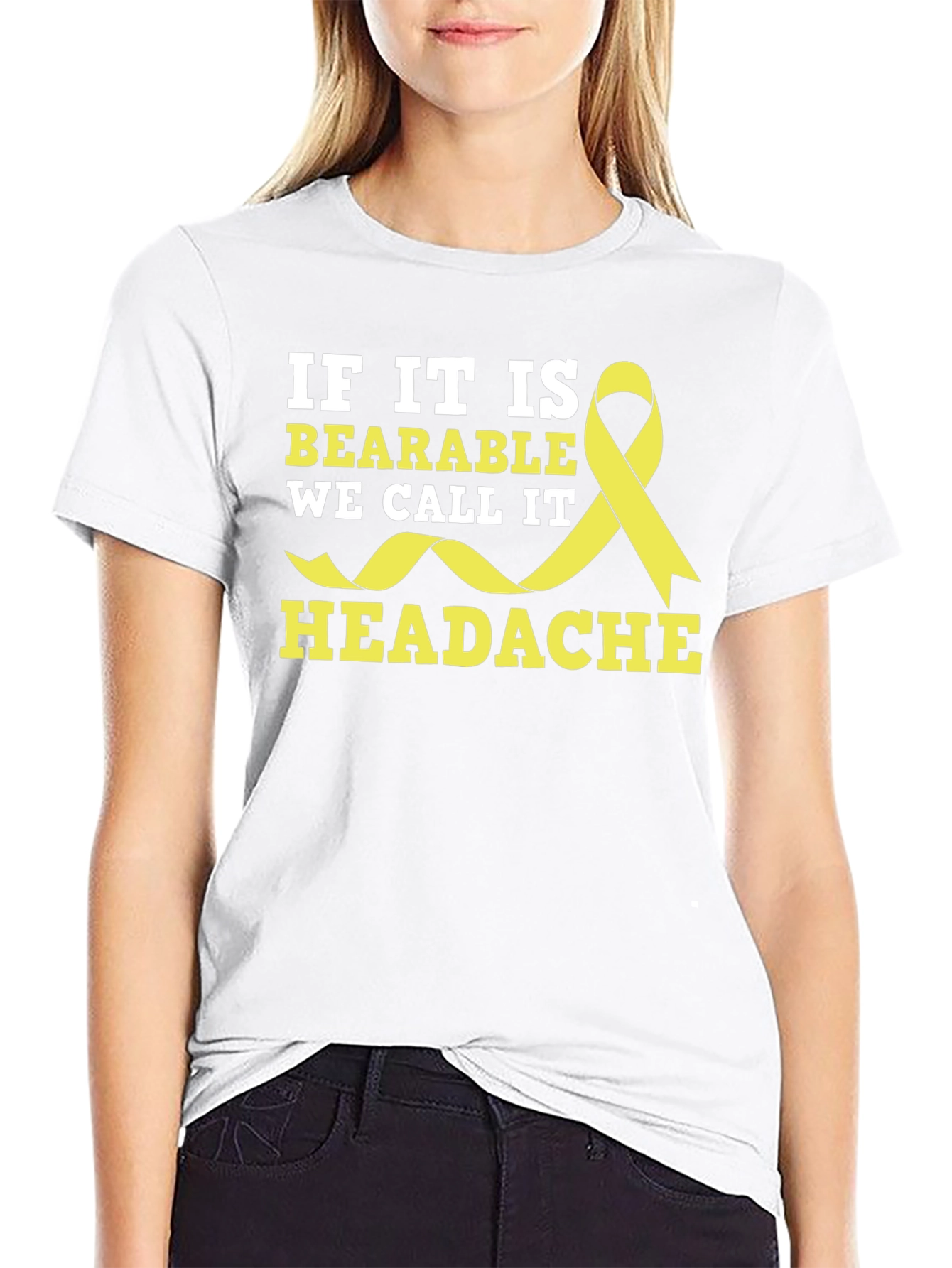 Headache Awareness Ribbon T-Shirt