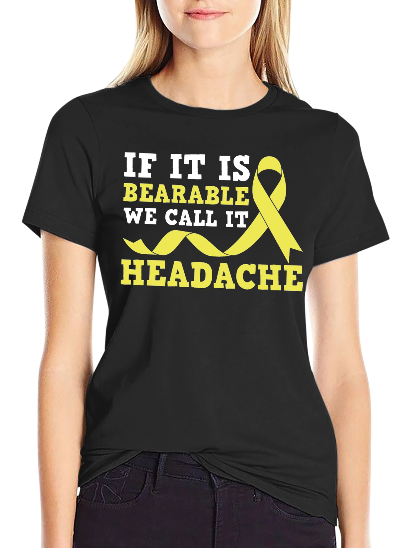Headache Awareness Ribbon T-Shirt