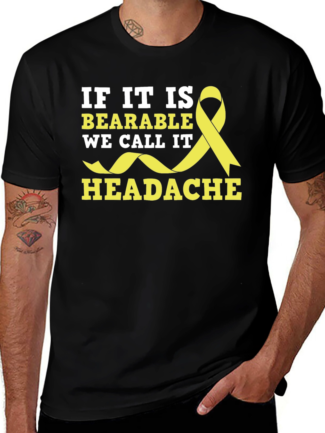 Headache Awareness Ribbon T-Shirt