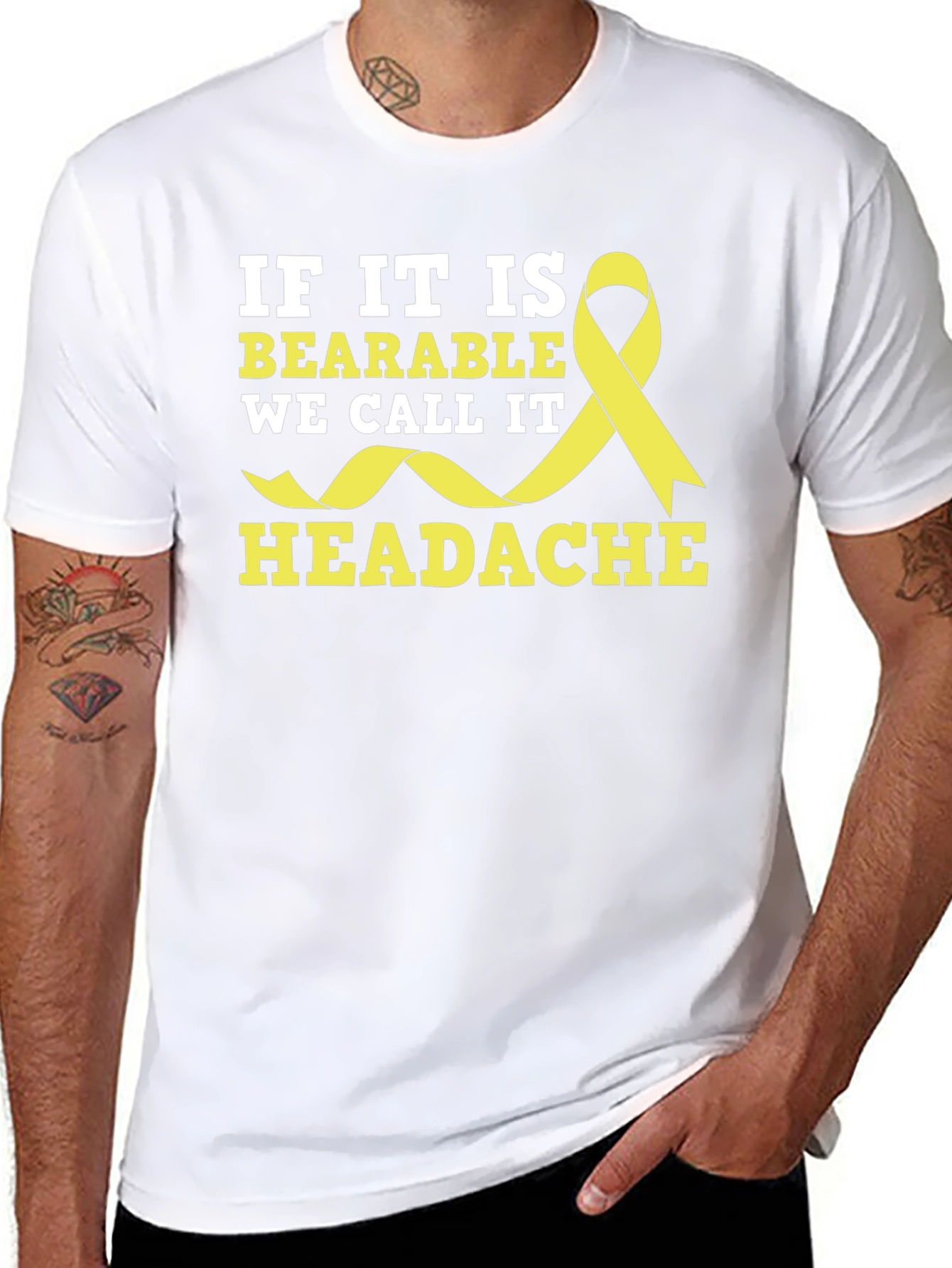 Headache Awareness Ribbon T-Shirt