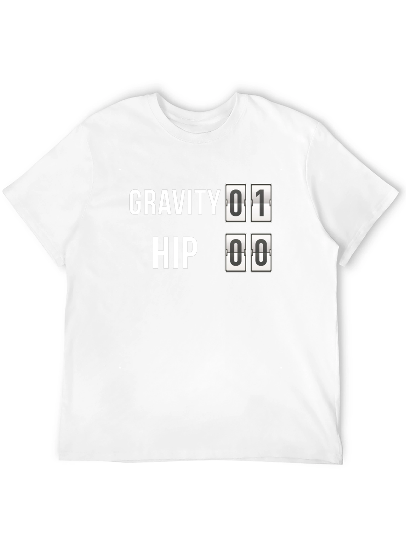 Gravity Hip T-Shirt - Mens Black Novelty Tee