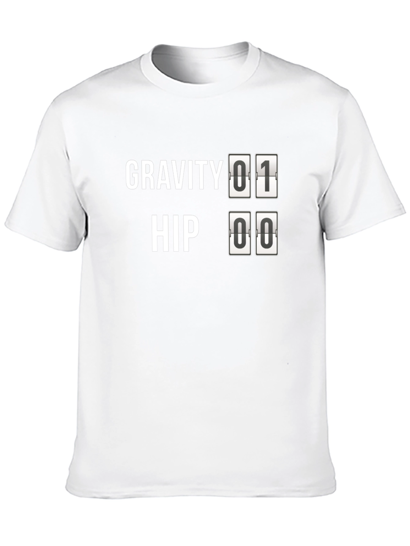 Gravity Hip T-Shirt - Mens Black Novelty Tee