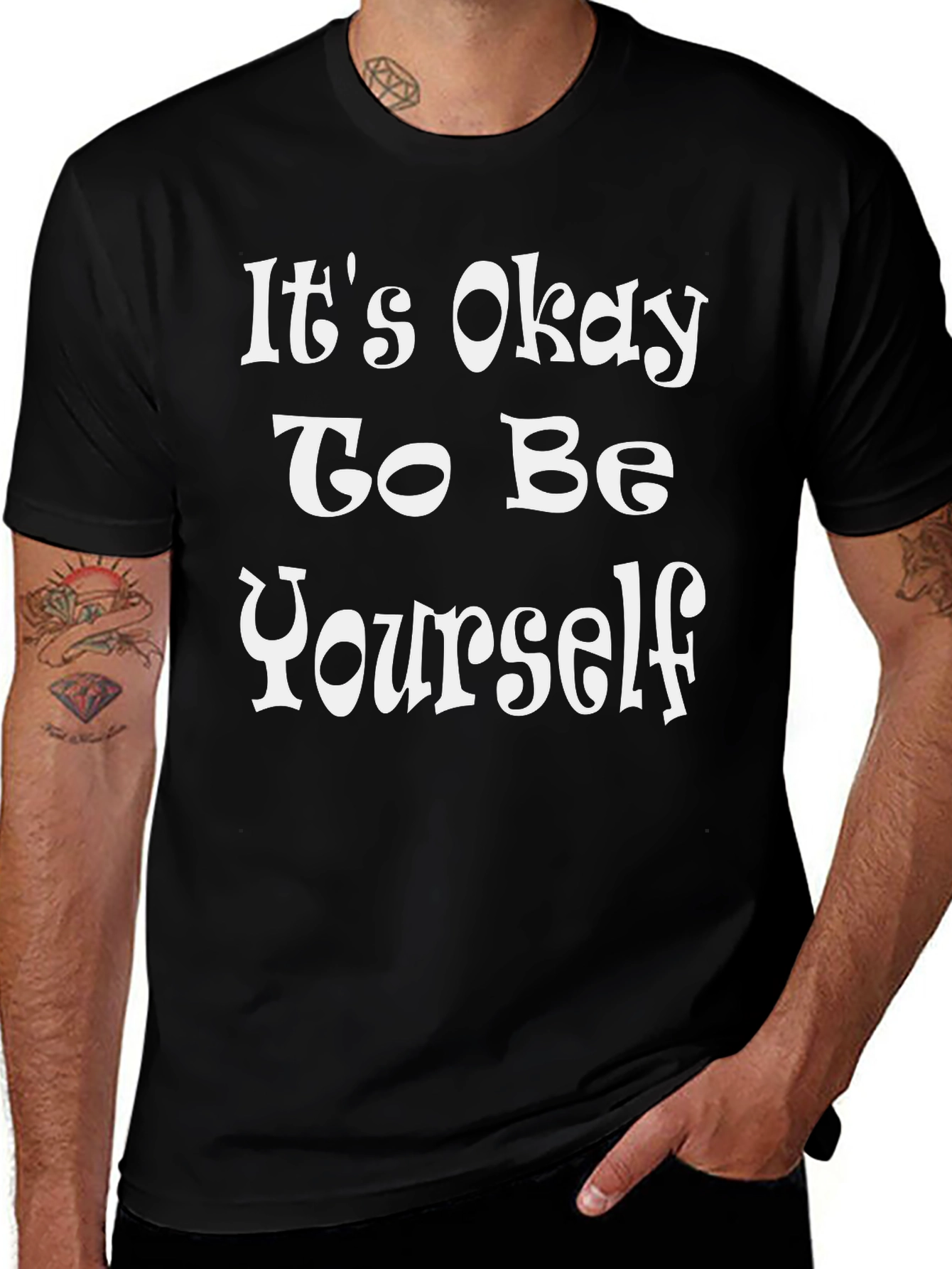 Its Okay to Be Yourself Graphic Tee
