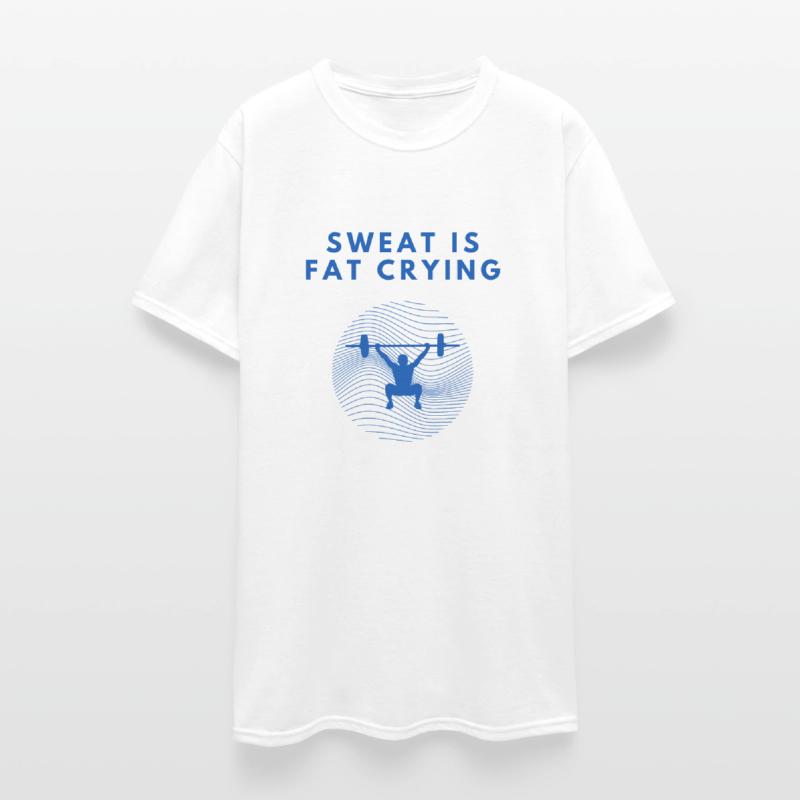 Sweat is fat crying