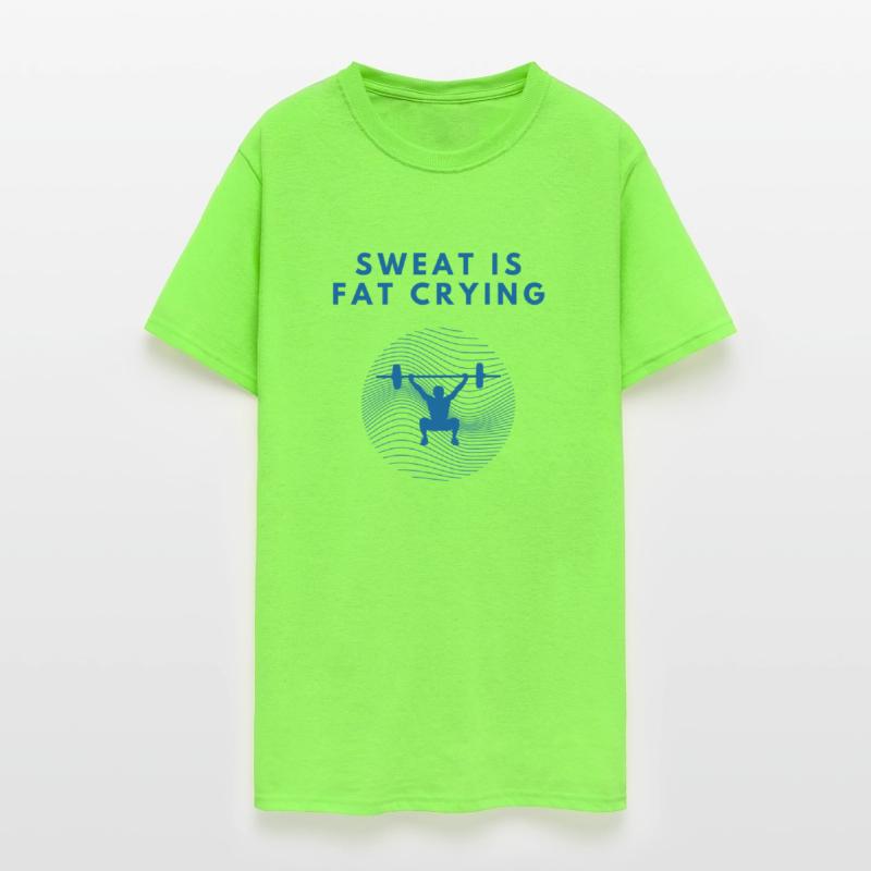Sweat is fat crying