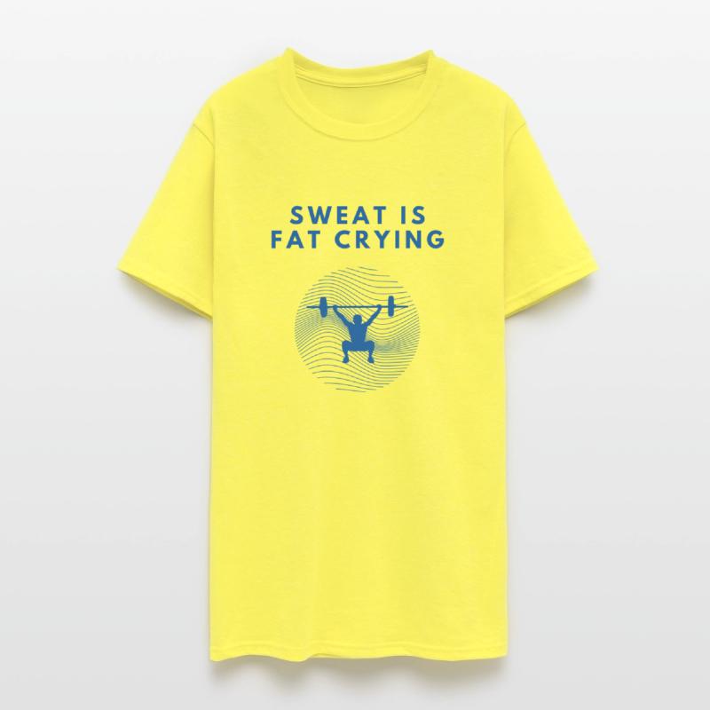 Sweat is fat crying