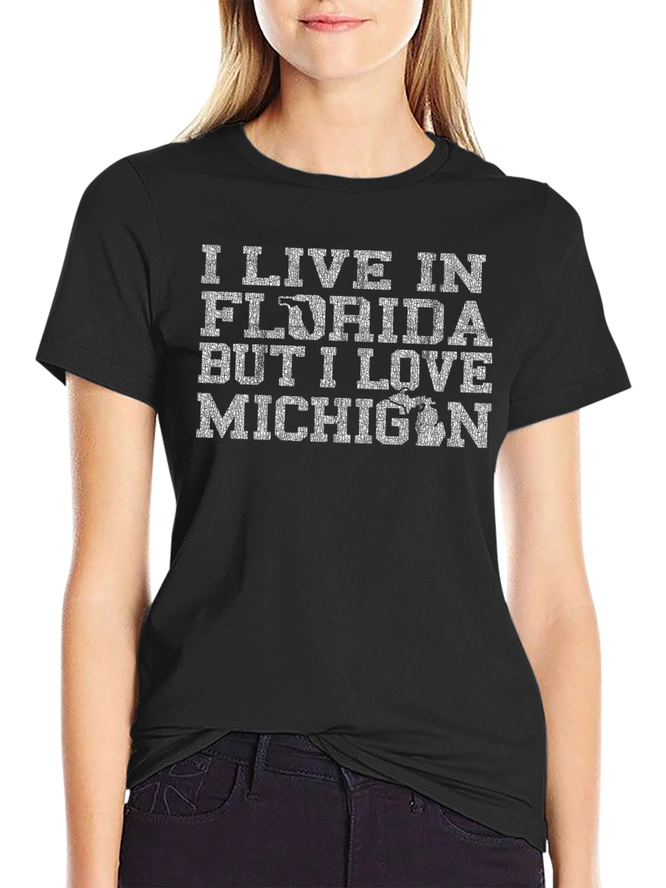 Florida Michigan Novelty Graphic Tee